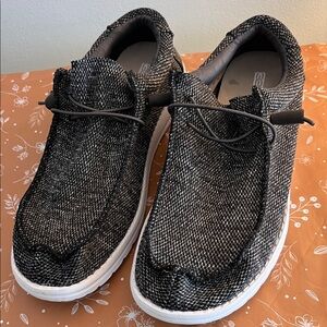 32degrees COOL Men's Black and Gray Loafers‎